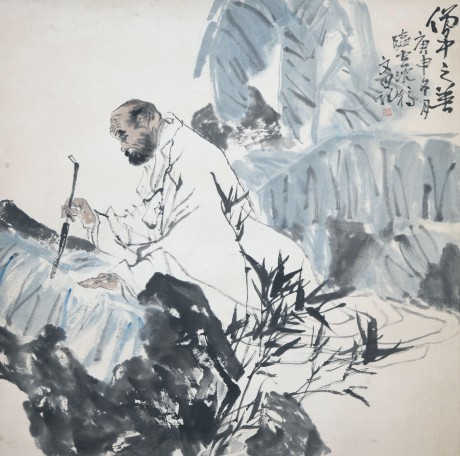 柳文田  人物單片 66×66CM